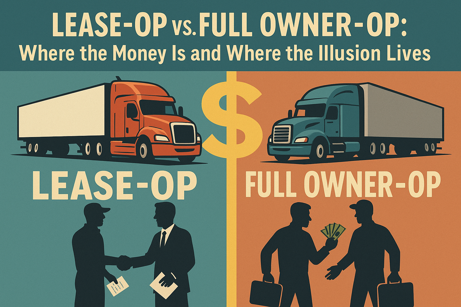 Lease-op vs. full owner-op: where is the money and where is the illusion